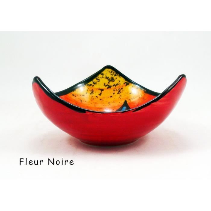 Petit saladier pico m. - Couleur:FLEUR NOIRE
