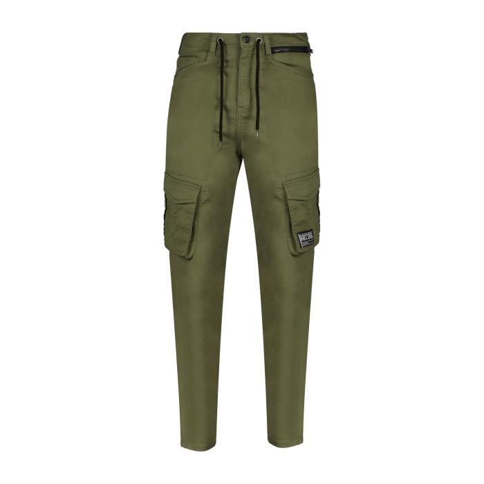DEELUXE Pantalon cargo coupe tapered WILLY Lychen