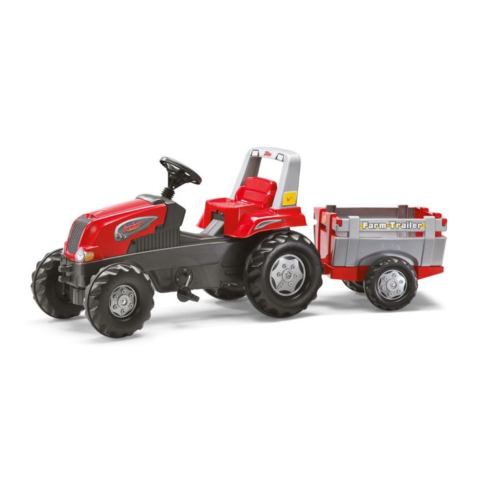 ROLLY TOYS 800261 TRACTEUR À PÉDALES AVEC REMOR…