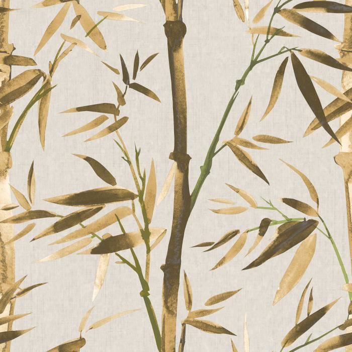 Spirit bambou Naturel - Papier peint - 1005x52 cm