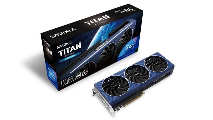 Carte graphique interne - Sparkle - SA770T-16GOC - 16 Go GDDR6 - Refroidissement silencieux - PCIe 4.0x16