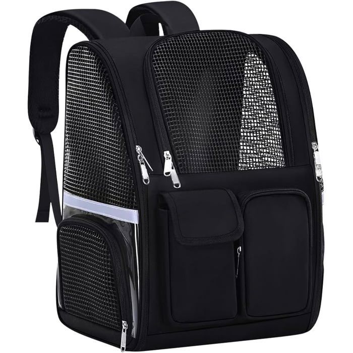 Comparer les prix de Sac à Dos pour Animal De CompagnieSac à Dos pour Chien Approuvé par Les Compagnies AériennesNoir