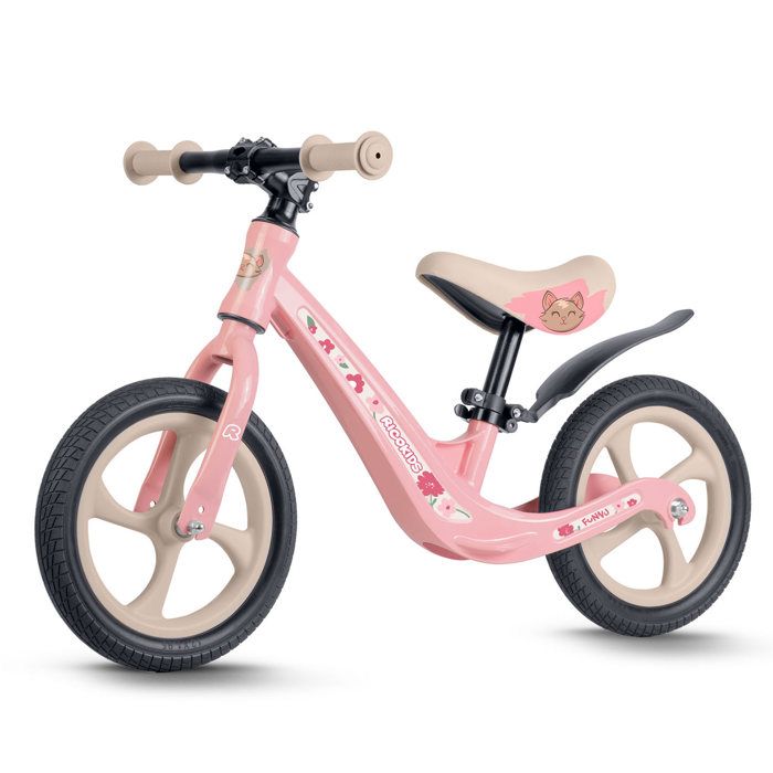 Draisienne pour enfant, roues EVA, siège réglable, rose, ECOTOYS Draisienne pour enfant, roues EVA, siège réglable, rose, ECOTOYS