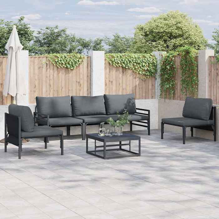 vidaXL Ensemble de Patio - Mobilier dextérieur pour ton jardin. Idéal pour te relaxer dans ta cour ou sur la terrasse. 3378975