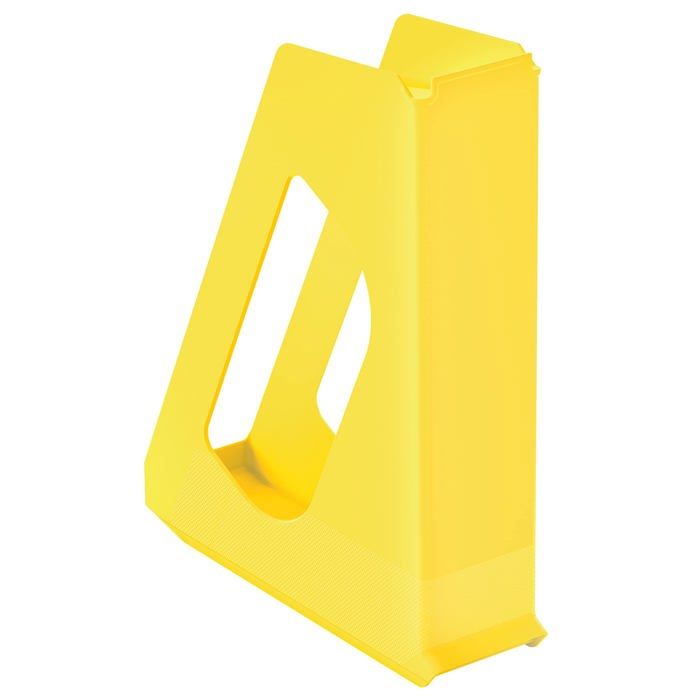 Porte-Revues A4 - Esselte VIVIDA - Plastique Robuste - Jaune - 628216
