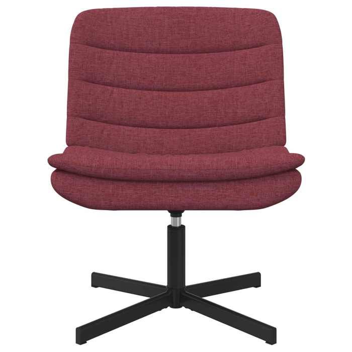 Les Soldes Chaise pivotante de bureau (1 pc) - CLOUD - Maximum 110 kg par siège - Bordeaux 63x75x76 cm tissu J1428