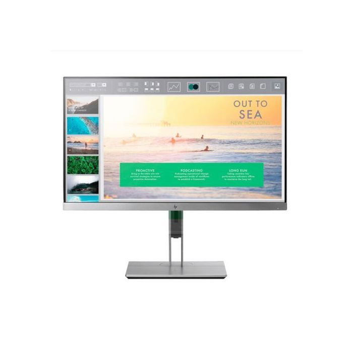 Moniteur HP EliteDisplay E233 23 Pouces LED IPS 1920x1080 Frameless DisplayPort HDMI Usage Pro Refurbished Correct Etat - Hewlett packard