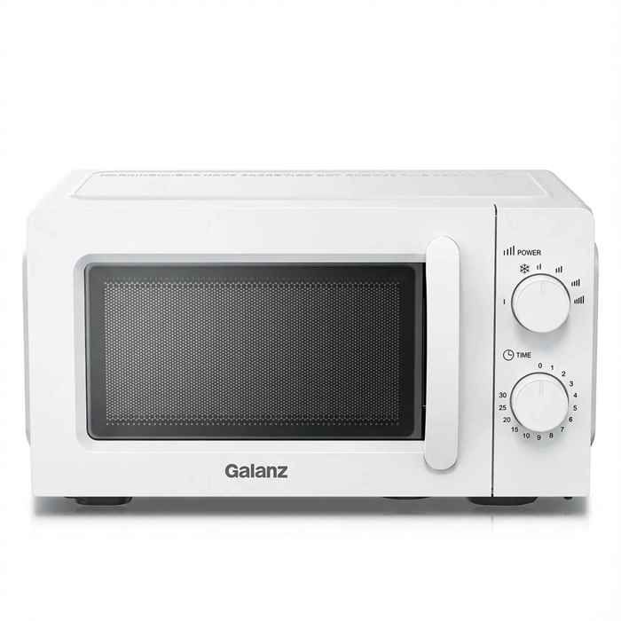 Micro-ondes compact 20 L 700 W 6 niveaux de puissance décongélationBlanc - Cosyhomes