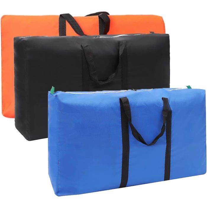 Sacs de rangement - Lot de 3 sacs de rangement - Pliables et zippés - Idéaux pour le linge de lit les couettes les oreillers les