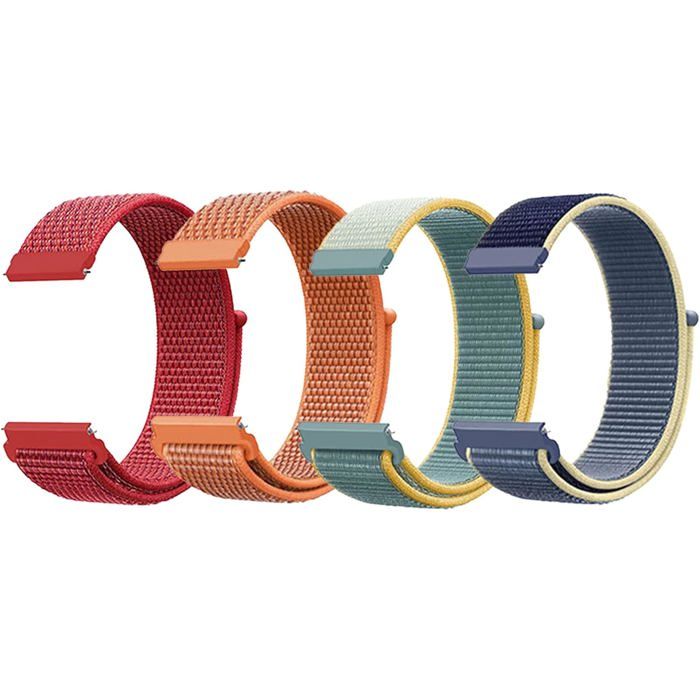 4 Pièces Nylon Réglable Bracelet À Libération Rapide Pour Femme Et Homme