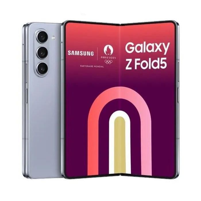 Smartphone - SAMSUNG Galaxy Z Fold5 512 Go Bleu Single SIM - Reconditionné - Excellent état