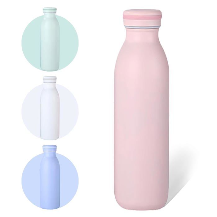 Bouteille isotherme inox 600 ml sans BPA double paroi - maintien chaud 12 h et froid 24 h idéale pour sport et voyage quotidien