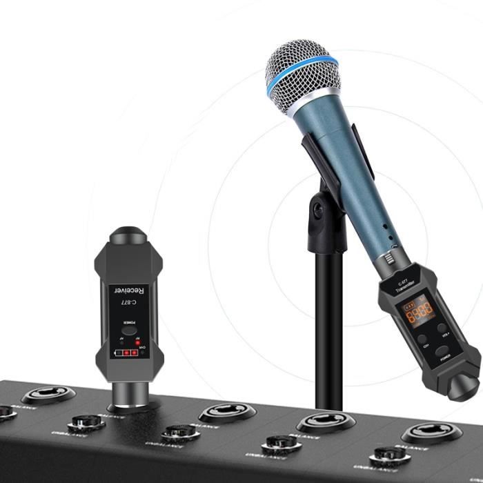 Type A-Amplificateur de Microphone émetteur-récepteur XLR, convertisseur  6.5 40hz-20khz, système sans fil Plu - Cdiscount TV Son Photo