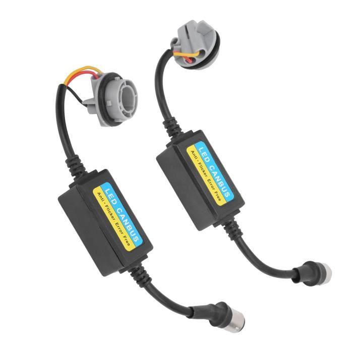 Décodeur Led 2 Pièces 1157 Led Décodeur 5W 12-24V Résistance De Charge ...