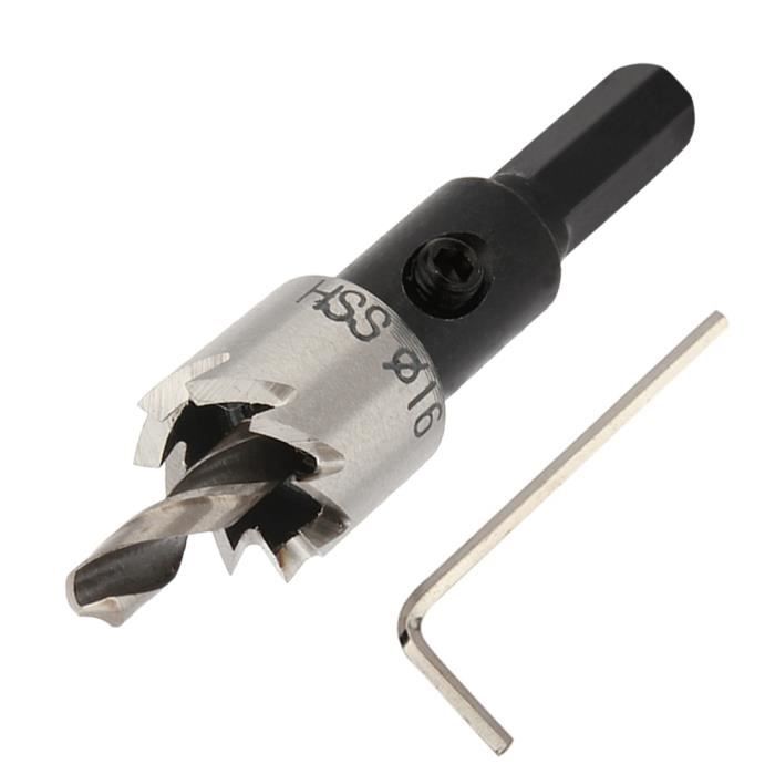 1/" Haute Vitesse Acier M2 Cobalt Drill Bit Trou Scie en acier inoxydable alliage métallique Forets