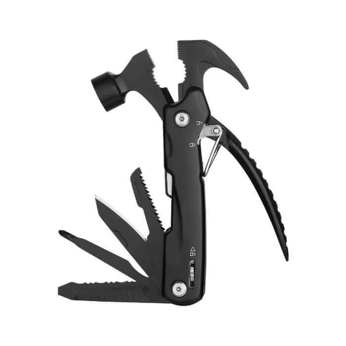 Outil multifonction Marteau - Multi-fonctionnel 12 en 1 Mini marteau outil de survie pour équipement de camping