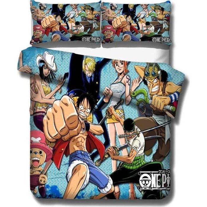 Housse De Couette One Piece Achat Vente Housse De Couette One Piece Pas Cher Cdiscount