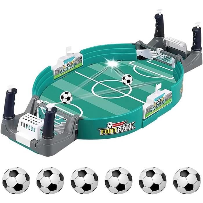 Mini Jeu de Baby-Foot, Football De Table, avec 6 balles, Table De Football  Jeu Interactif pour Deux Personnes, Enfant Cadeau De Fête