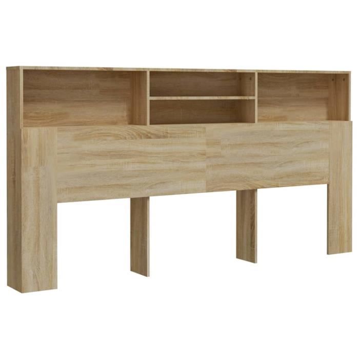 Armoire de tête de lit chêne sonoma 200x19x1035 cm104 [cm]