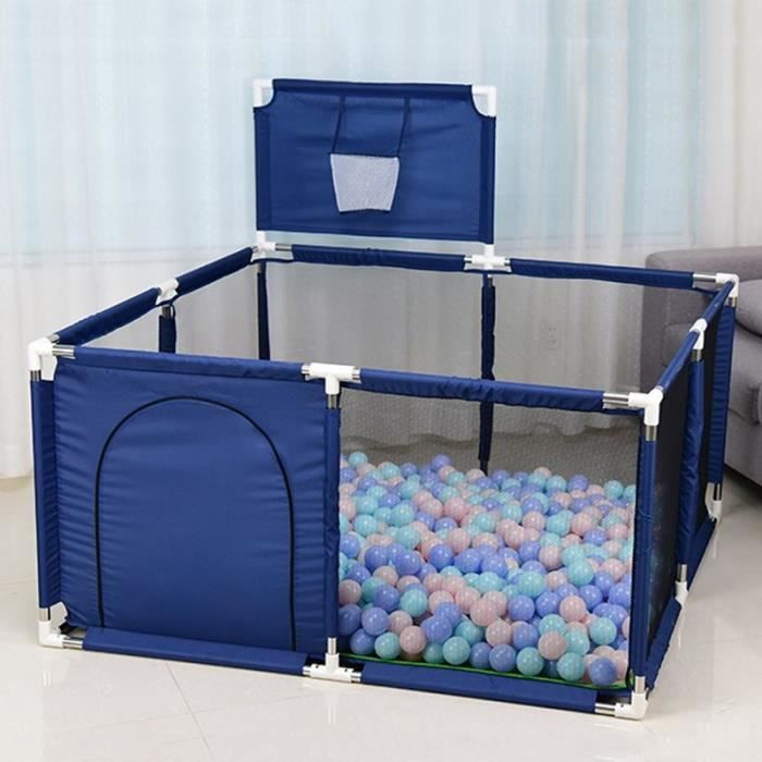 Parc Bebe Piscine Parc Securite Acier Inoxydable Cloture Enfants Boule Pit Bebe Aire De Jeux Interieure Parc Bebe Bleu Cdiscount Puericulture Eveil Bebe