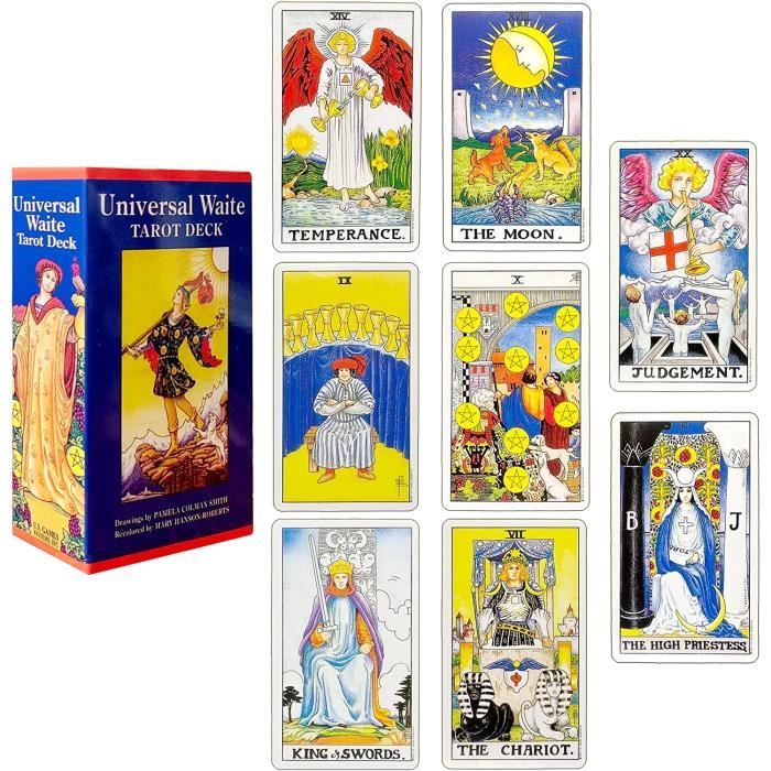 Kiuiom Tarot Deck, Cartes de Tarot, Jeux Tarot, Tarot Divinatoire