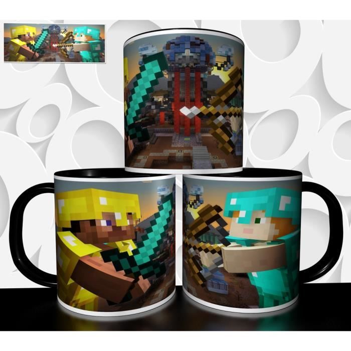 Minecraft - Mug en céramique - 325 ml - dans une boîte cadeau