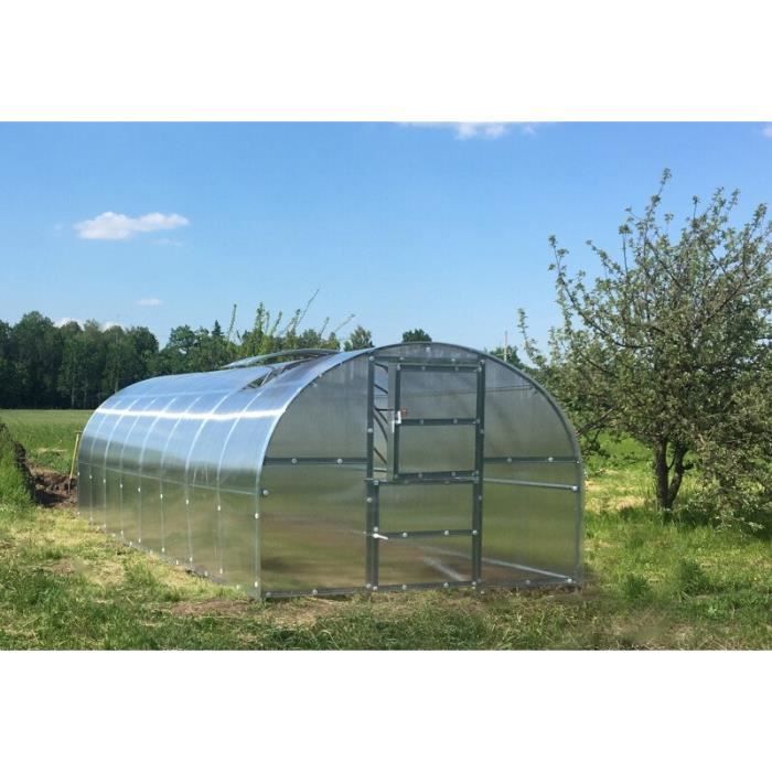 Greenhouse BALTIC LT 3x8m with 4mm polycarbonate coating Cdiscount Jardin
