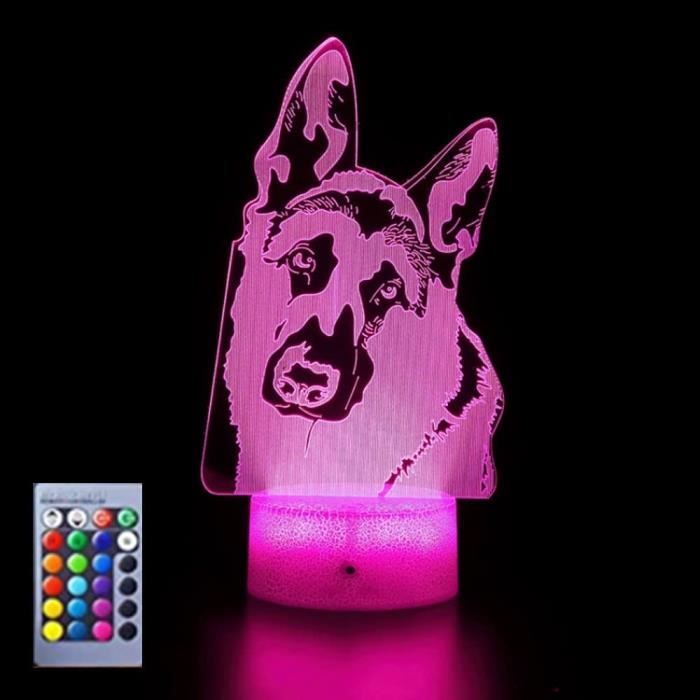 3D Lampes Forme De Voilier Illusions Optiques Led Veilleuse Enfant Cadeaux 16 Couleurs