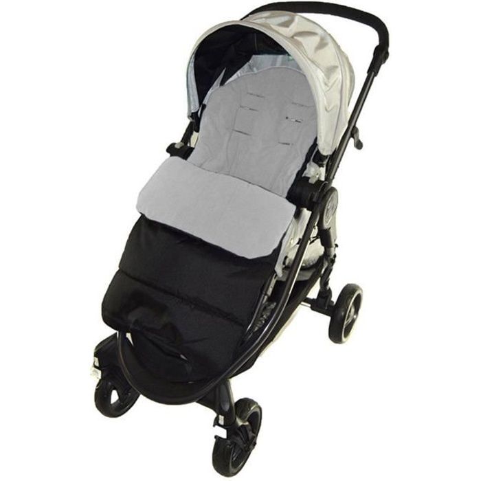 NOIR&GRIS Chancelière Bébé Poussette Universelle Imperméable Chaude -  Cdiscount Puériculture & Eveil bébé