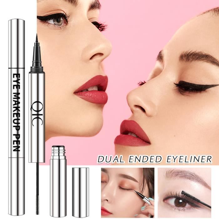 Mascara Silver Tube Eyeliner à double tête et Mscara DualUsage