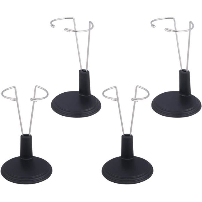 XIAONAN Lot de 5 supports noirs pour figurines d'action à l'échelle 1/6 30,5 cm