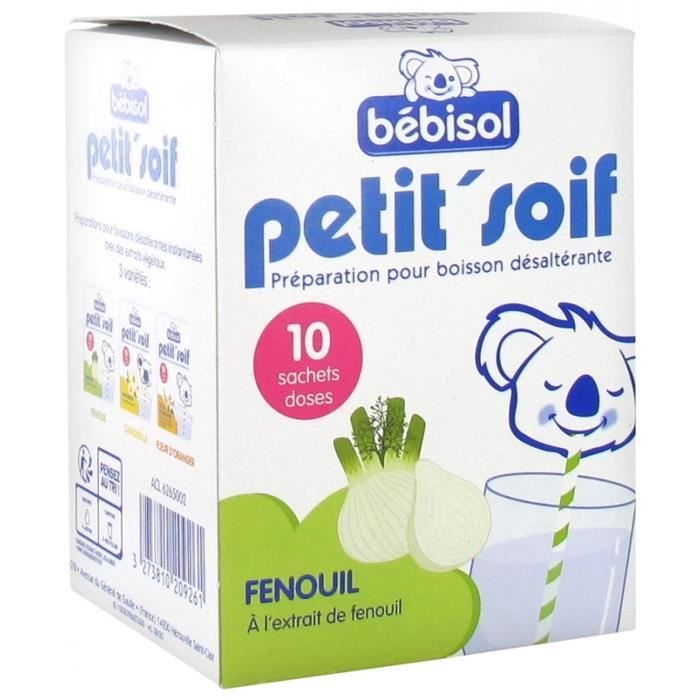 53840 Bébisol Petit'Soif Fenouil 10 Sachets