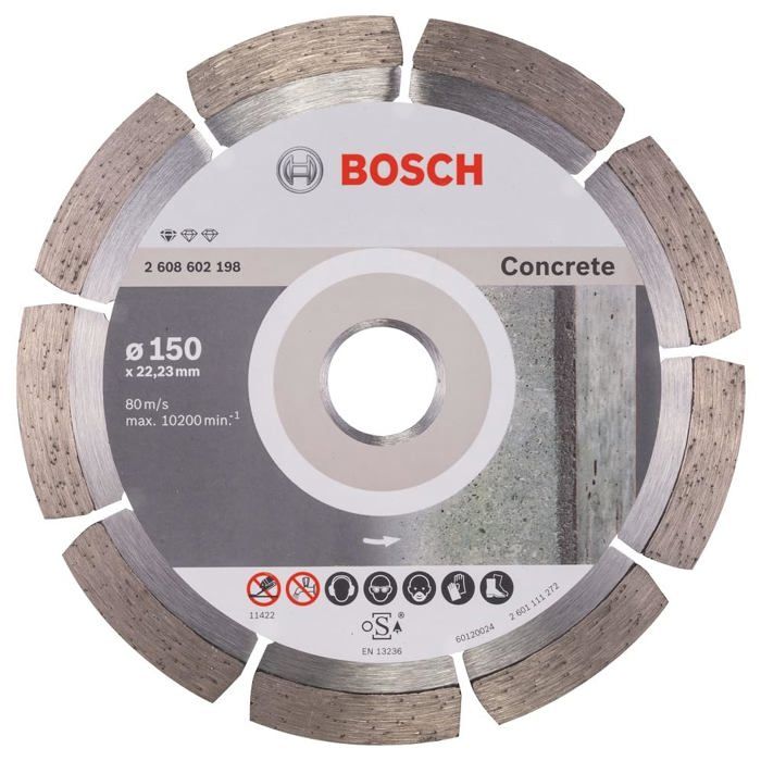 Disque diamant à béton Professional for Concrete 150 Bosch - vue 2
