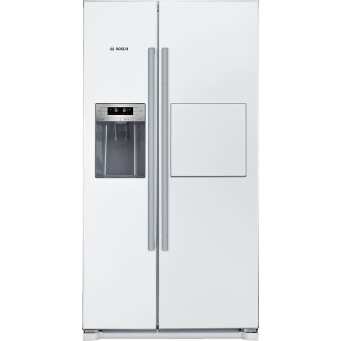 Bosch Serie 6 Kag90aw204 Autonome Blanc Americain Led Toucher Led Achat Vente Refrigerateur Americain Bosch Serie 6 Kag90aw204 Autonome Blanc Americain Led Toucher Led Soldes Cdiscount