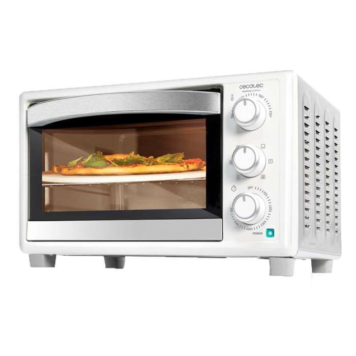 CECOTEC  Bake&Toast 2600 Blanc Four de table 4Pizza 26L 1500W Blanc