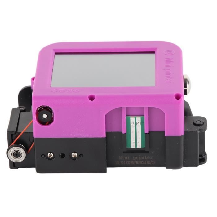 Le plus récent pistolet d'imprimante à jet d'encre portable M10 12.7Mm avec encre à séchage rapide pour texte QR code à barres numéro de lot Logo Date Machine de codage