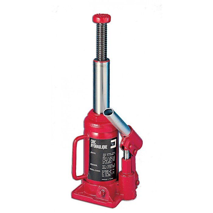 Cric hydraulique bouteille 20 tonnes – Ultra puissant et compact – Levage jusquà 47 cm