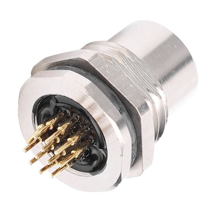 Lot De 10 Connecteurs Jack Femelle Panneau 5.5x2.1 Mm - 10 Broches, Pour Alimentation