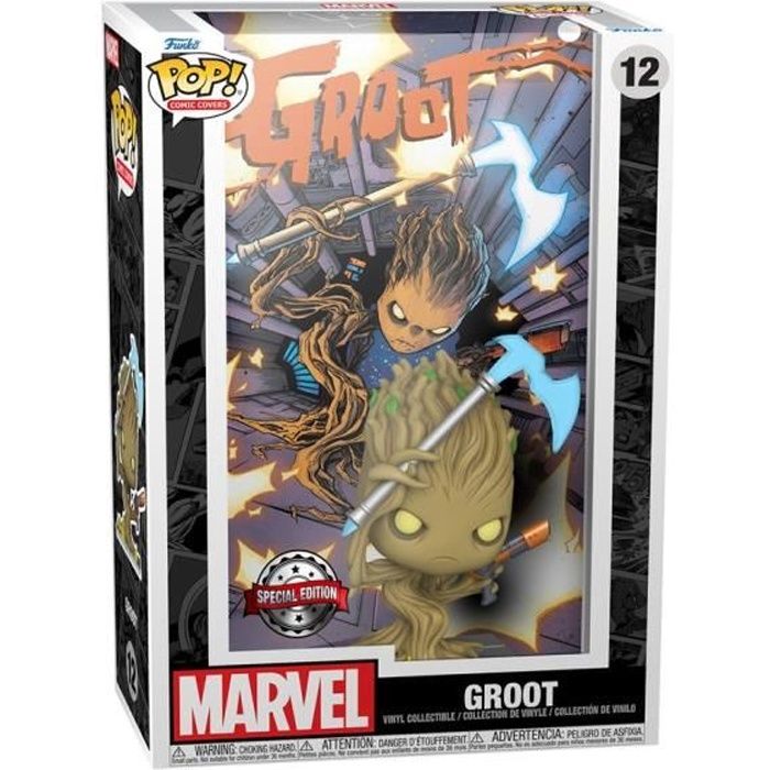 Figurine - FUNKO - Groot - Pop Comic Covers - Blanc - Pour enfants - Mixte Reconditionné - Funko reconditionné disponible sur Cdiscount Seconde Vie