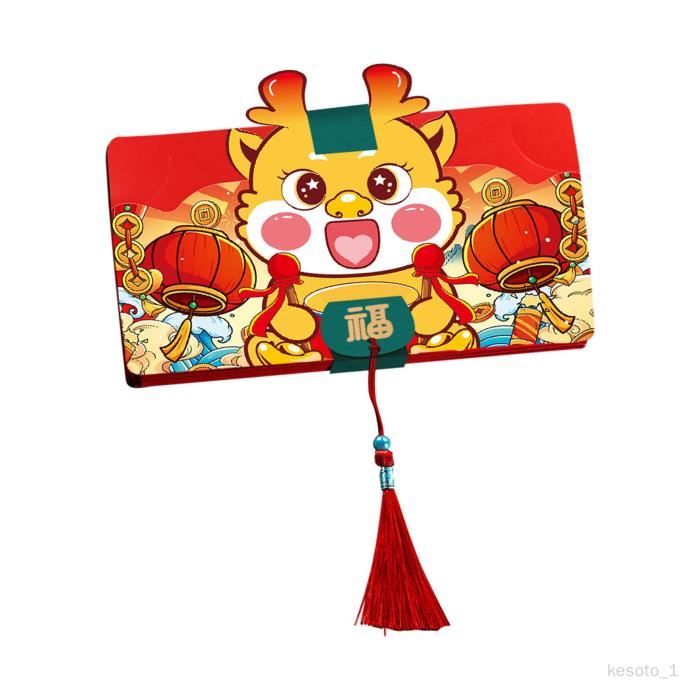 30 Enveloppes Rouges Chinoises Hong Bao - Design Traditionnel Avec Caractères Dorés - Pour Mariage, Nouvel An, Anniversaire, Cadeaux En Argent - 4