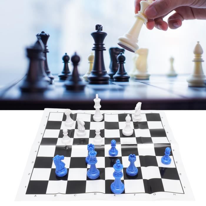 Jeu D'échecs Pliable Métal Pur MZSX - Échiquier Grand Format, Cadeau Luxe