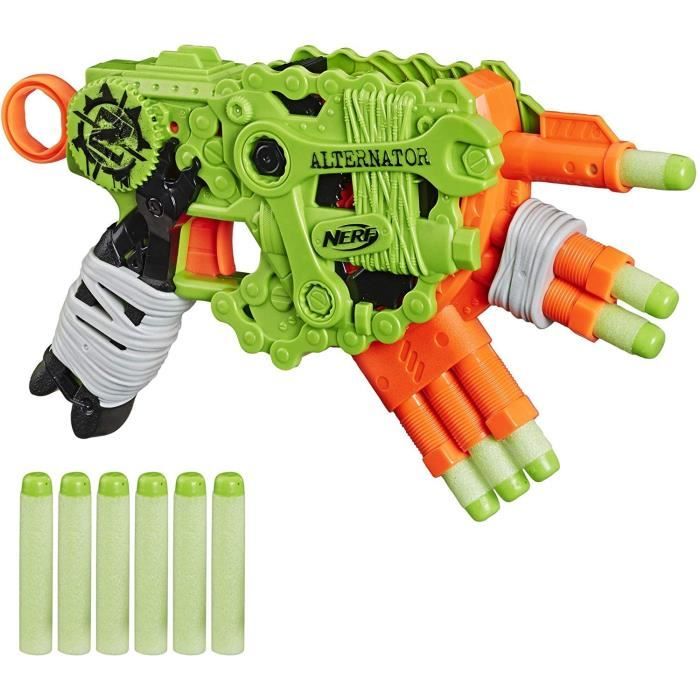 Nerf Zombie Alternator Et Flechettes Nerf Zombie Officielles Achat Vente Pistolet Bille Mousse Cdiscount
