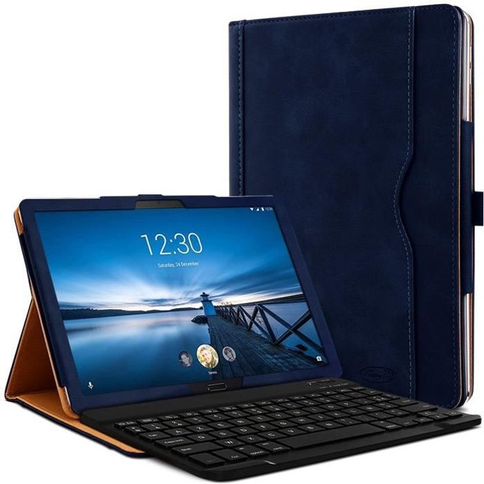 Étui de Protection Lenovo Tab M10 HD Clavier Azerty Bluetooth 10 1 Pouces