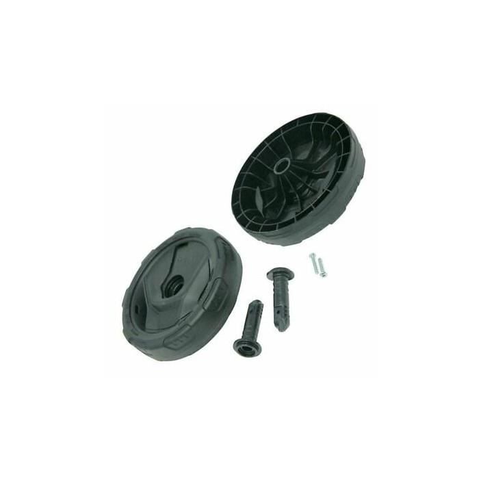Roue/pneu en option, compatible avec Ecovacs, Deebot Ozmo X1 Omni/T10 Turbo/ T20/X2 Omni Robot Aspirateur Pièces de rechange (roues 1 paire