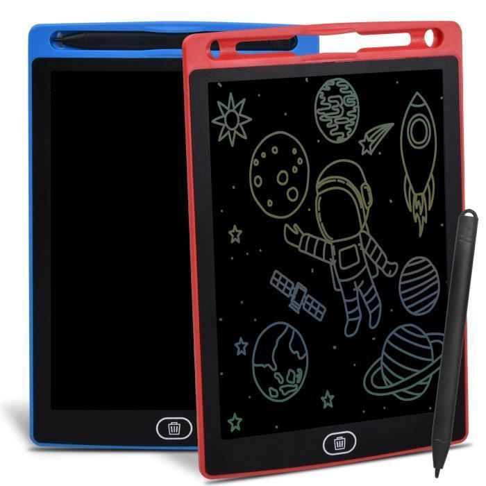 2 Tablette dÉcriture LCD de 85 Pouces Tablette Dessin Enfant avec Bouton dEffacement Verrouillable Filles et Garçons Cadeau
