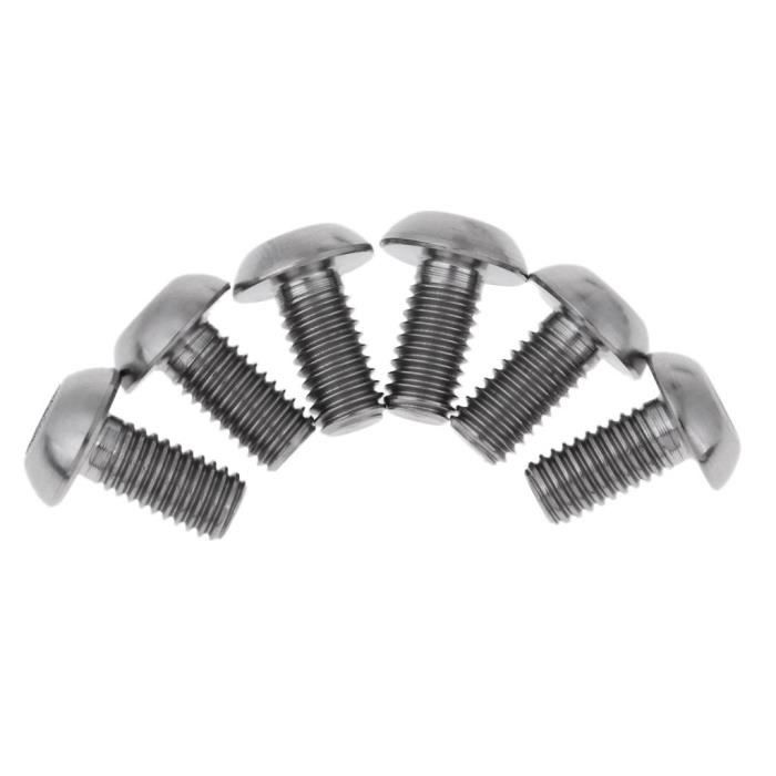 Lot De 6 Boulons En Acier Inoxydable M5 X 18 Mm - Pour VTT, Bricolage, Fixations Légères - 7