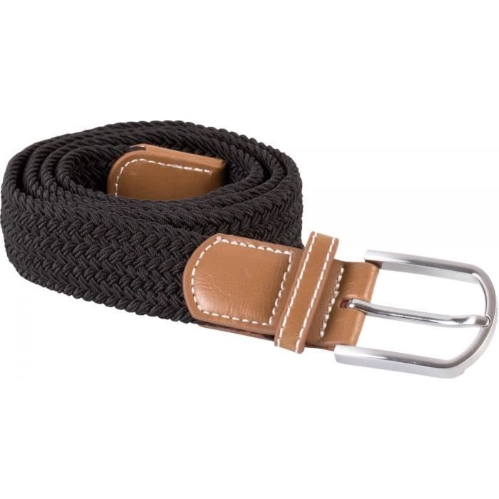 Ceinture élastiquée à chaînes - Noir main image 0