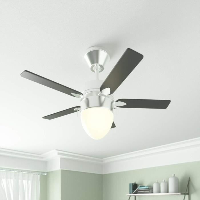 Lampenwelt Ventilateur De Plafond Avec Eclairage Pour Chambre A