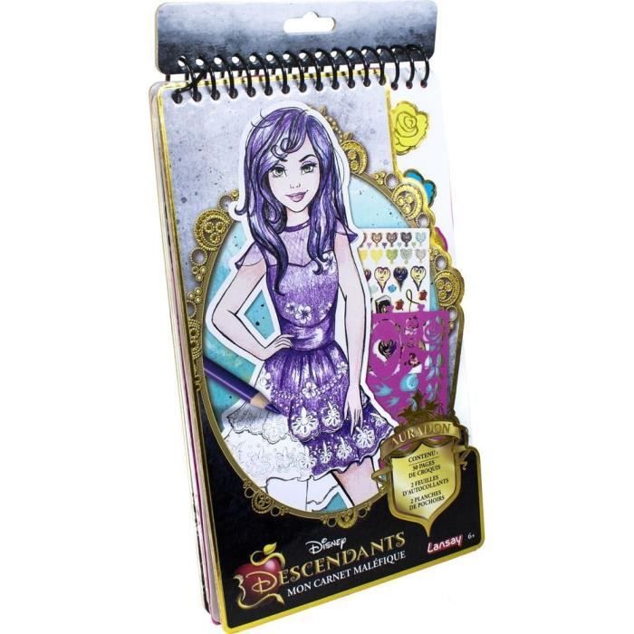 Descendants Mon Carnet Malefique Achat Vente Journal Intime Cdiscount