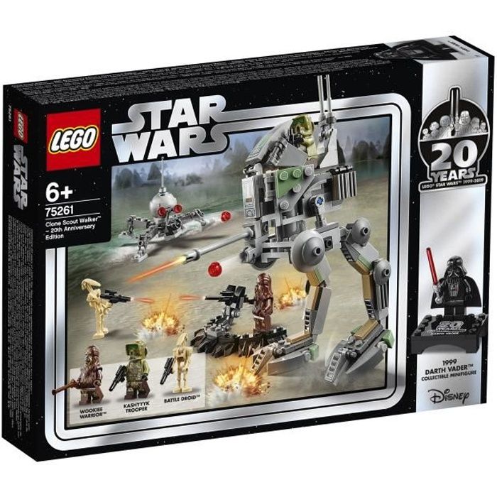 LEGO® 75372 Star Wars Pack de Combat des Clone Troopers et Droïdes de  Combat, Jouet avec Speeder Bike et Figurine - Cdiscount Jeux - Jouets